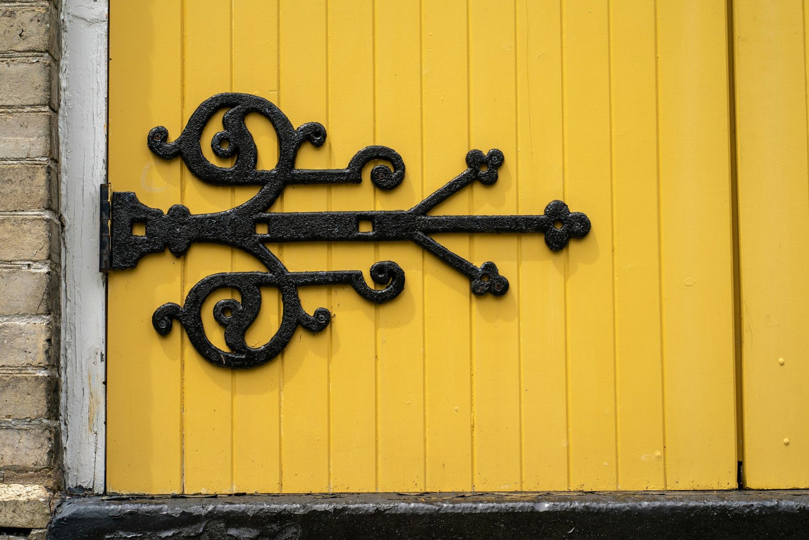Zimmertür Scharnier im Detail